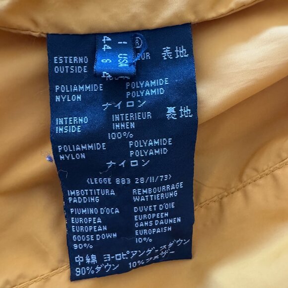 ADD Orange Down Jacket, Size 6 - Picture 14 of 17